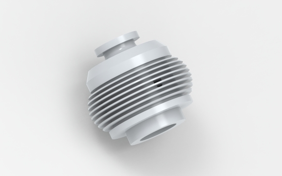 翅片圆柱形外壳