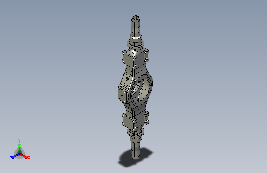 斯太尔车型驱动桥壳完整设计(三维+二维+有限元分析)