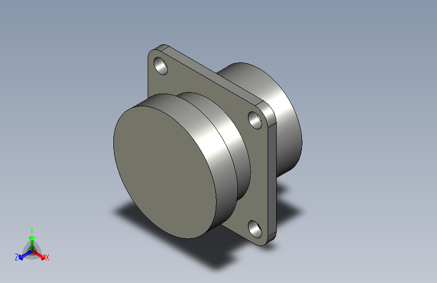 AWS20方形法兰插座