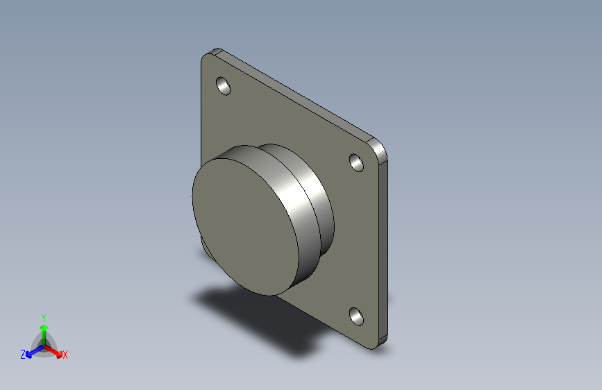 AWS28方形法兰插座