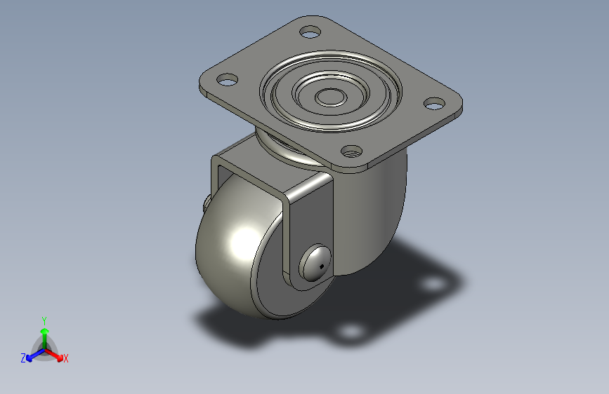 CR01-LE01-0004-机架脚轮CJH50-CCD外观检测机