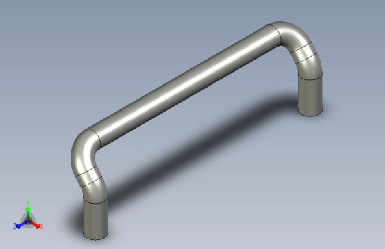 CYH002-XAF51-L100-D8(怡合达-角型拉手0左门01000