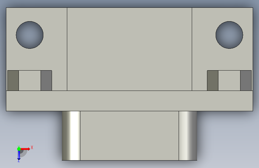 DB9-PCB-PLUG-CONNECTOR 俯视图