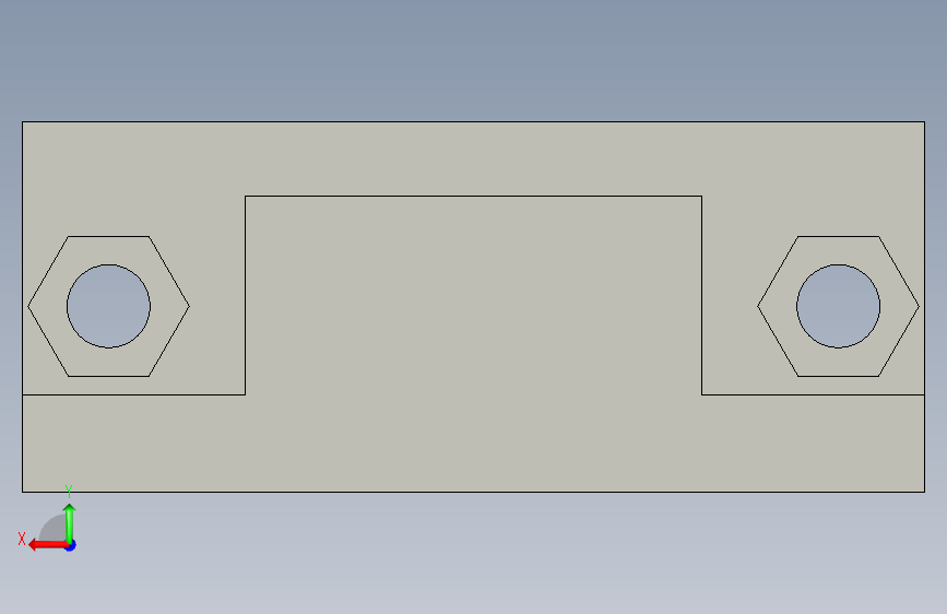 DB9-PCB-PLUG-CONNECTOR 背面视图