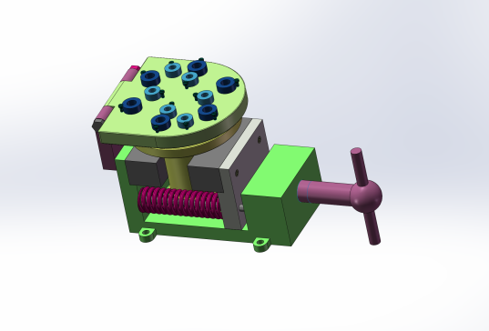 填料箱盖加工工艺及钻12个孔夹具设计【含三维SW】