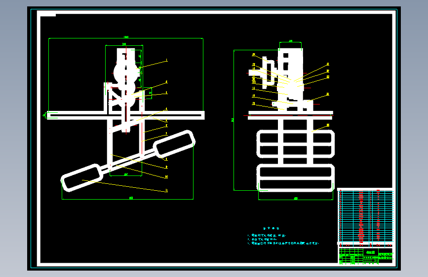 摆式波浪发电装置设计【含10张CAD图纸+说明】==wb40
