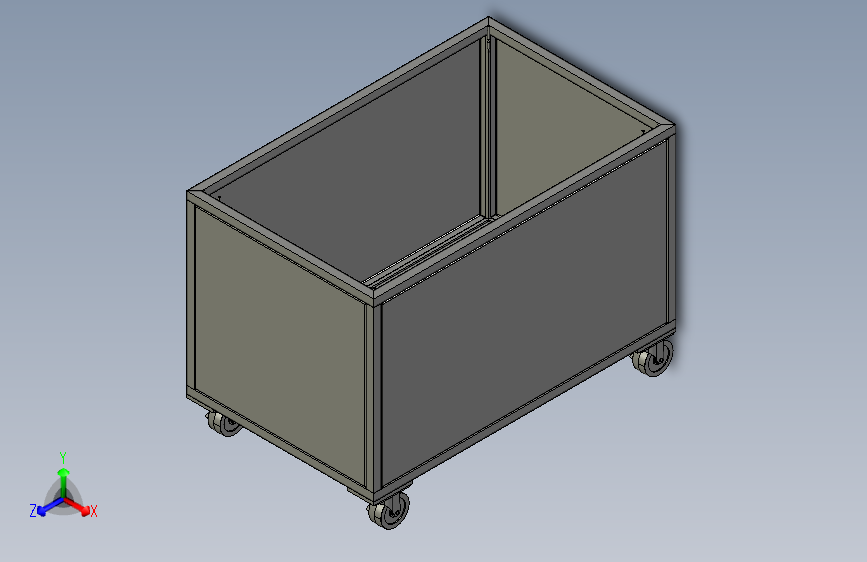 B2001099-臀部废料薄板柜废料车