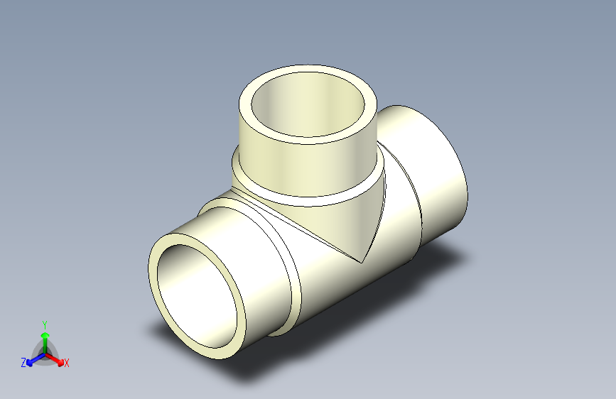 B2001120-三通 聚丙烯管