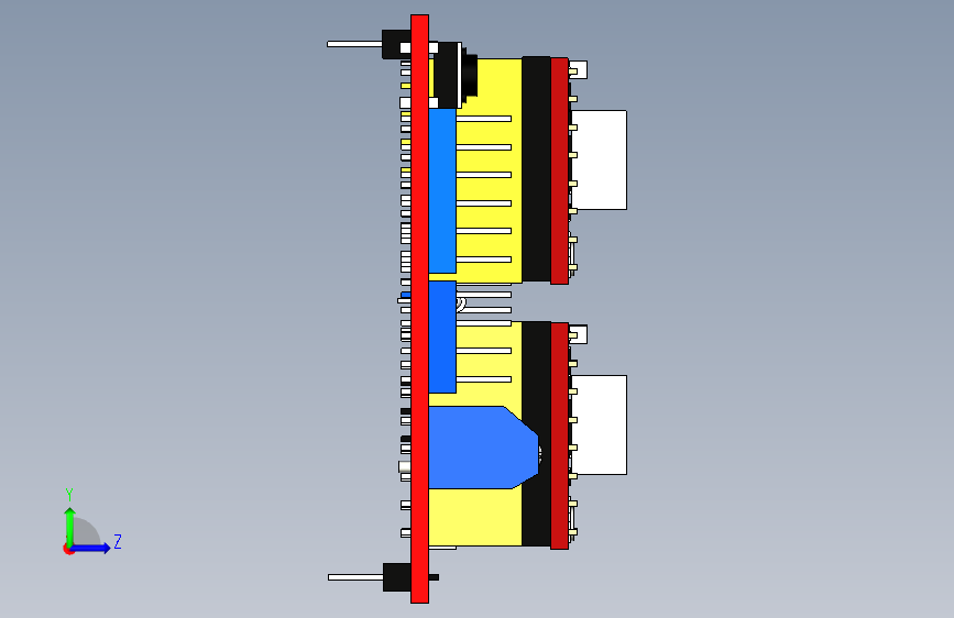 B2001155-Arduino Uno CNC-Shield V3.1树莓派 左侧视图