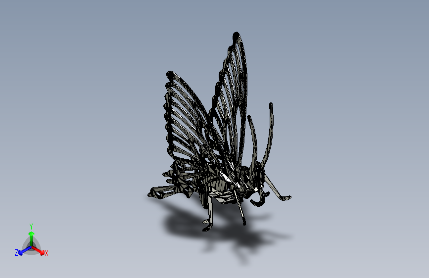 B2001162-激光蝴蝶 1 切割