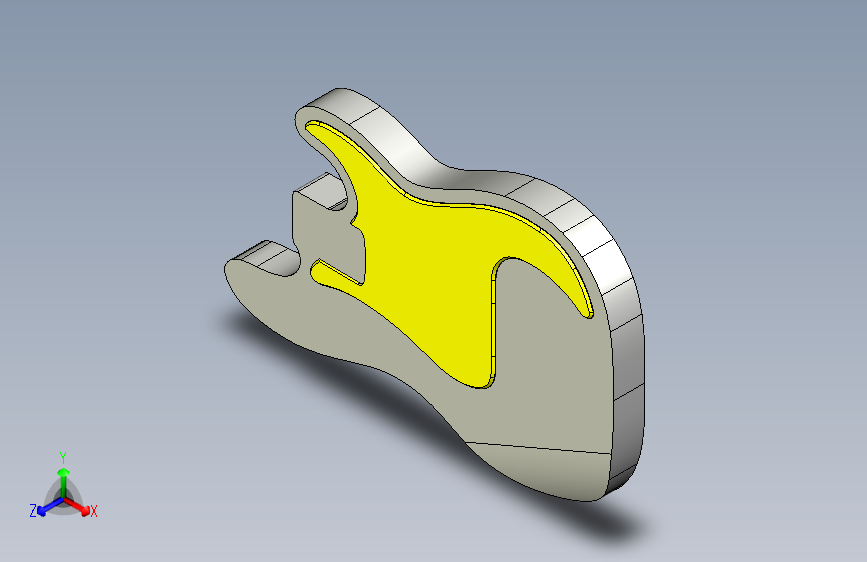 B2001192-P-Bass 外形轮廓和琴颈护板