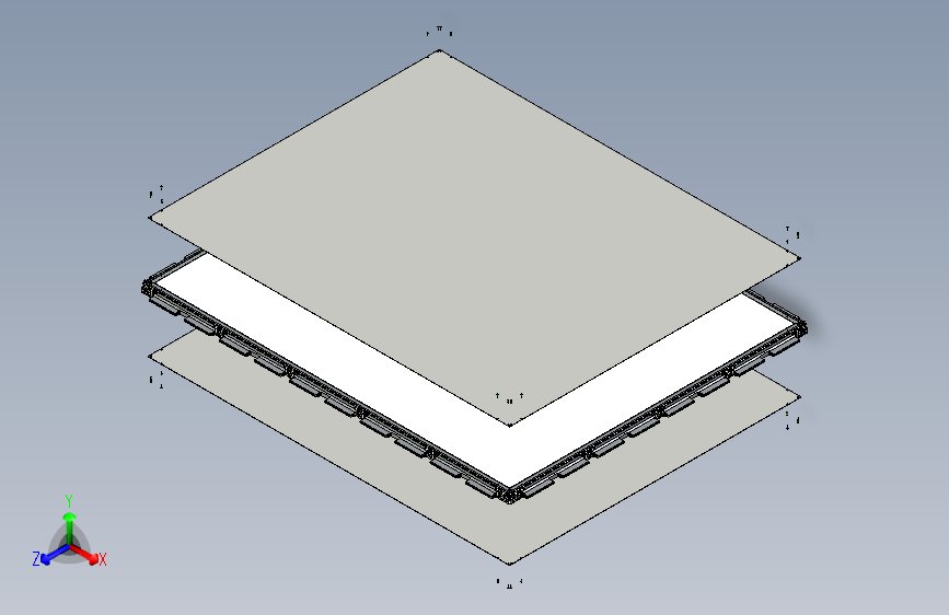 B2001205-7031843-10托盘组件，货物 - HCU-6E