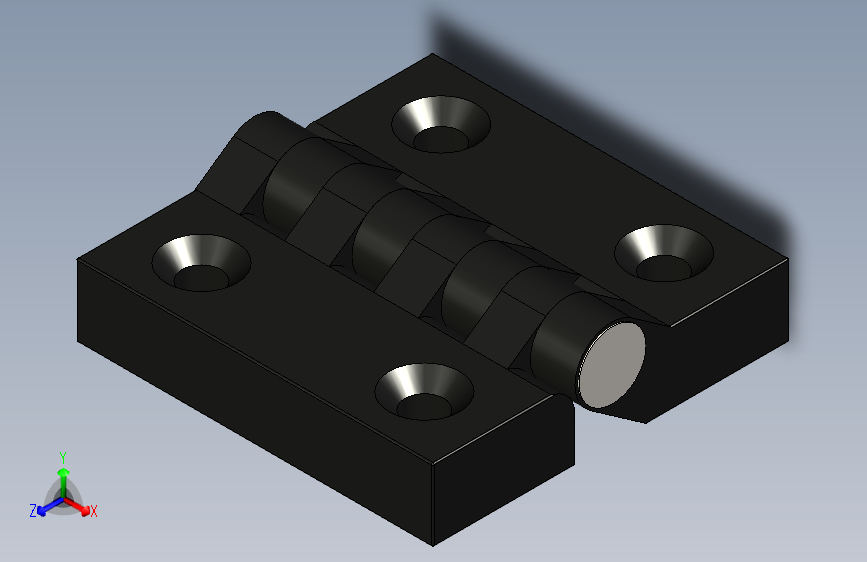 B2001226-尼龙铰链合页螺丝，64mm x 64mm x 13mm (702-7831)