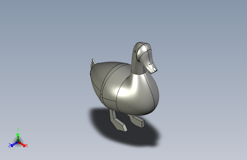 B2001235-鸭子3D模型