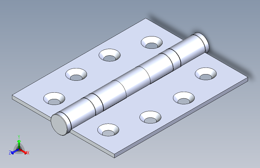B2001269-铰链 100x75mm 不锈钢合页