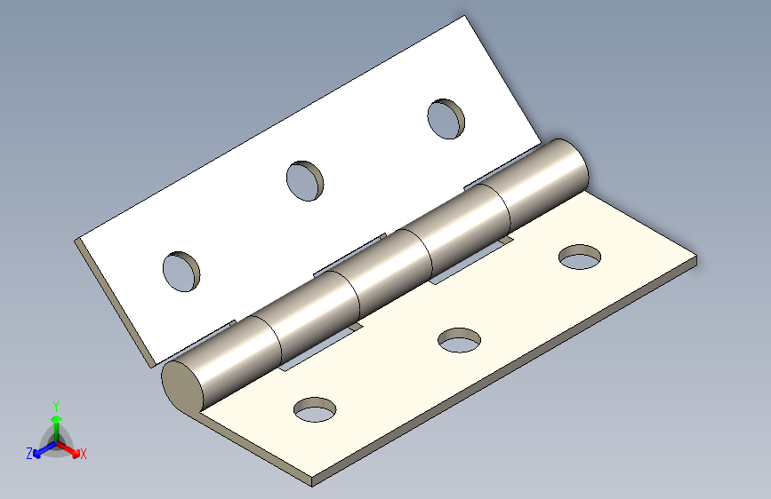 B2001293-2 12 英寸钢对开合页