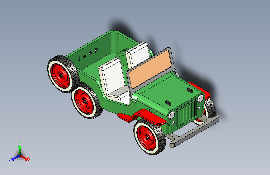 B2001463-吉普车 CJ-3B