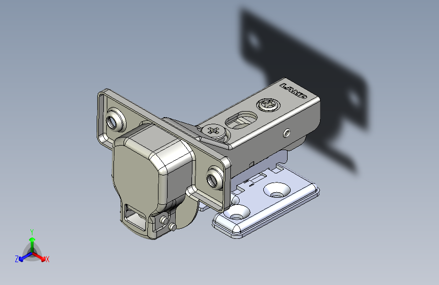 B2001521-360-D26-9T+360-P6WT-5隐藏式合页铰链