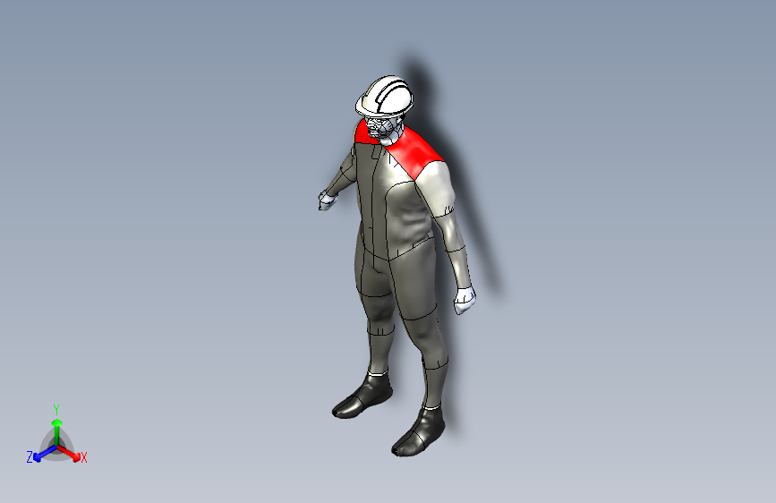 B2001533-工人 175厘米人体模型