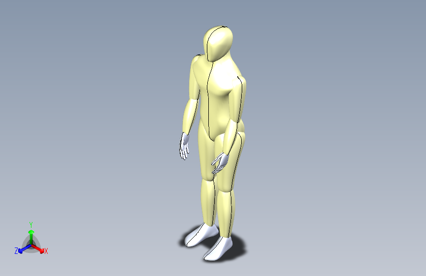 B2001539-外星人人体模型