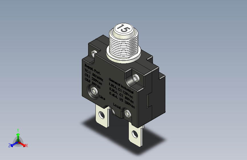 B2001610-断路器按钮