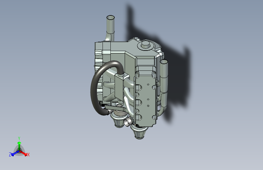 双涡轮增压V6_发动机