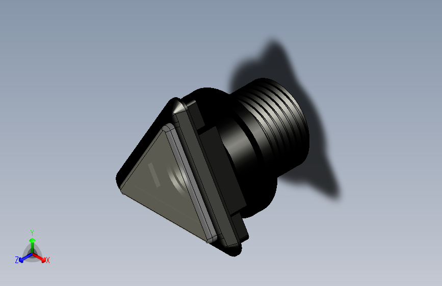 B2001665-LED 照亮三角形按钮