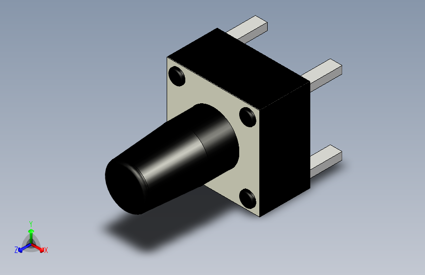 B2001674-按钮 黑色 6毫米