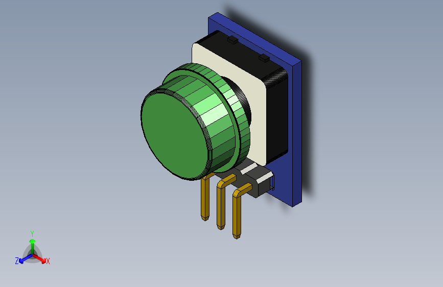 B3001123-12x12x7 带 PCB 的按钮