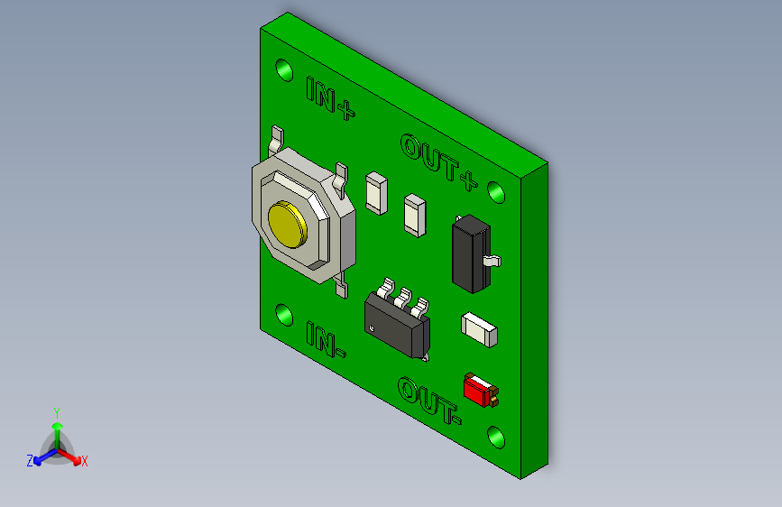 B3001132-低功耗微控制器参考板组件 一键开关 YR-1006