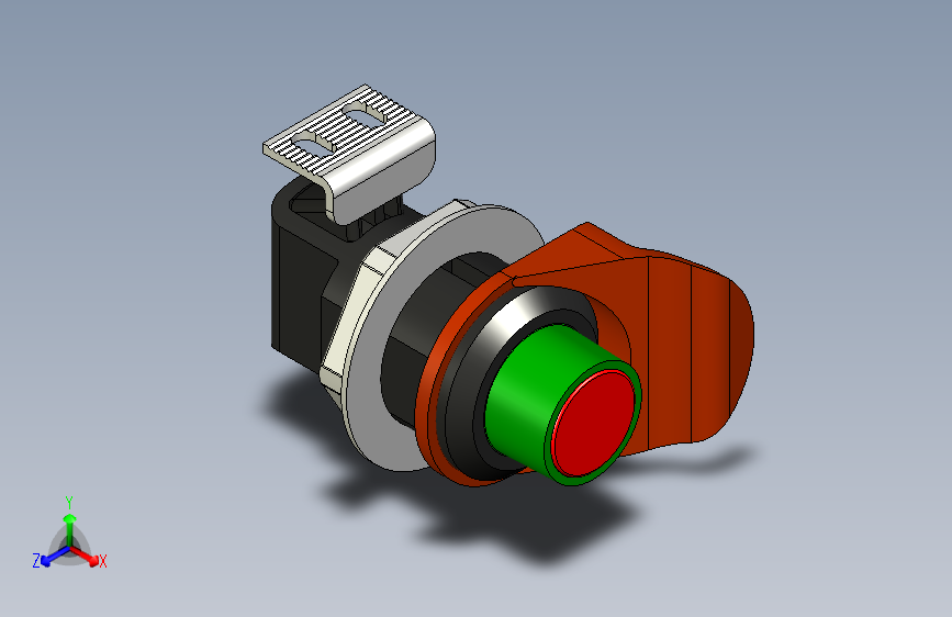 B3001168-按钮带安全锁