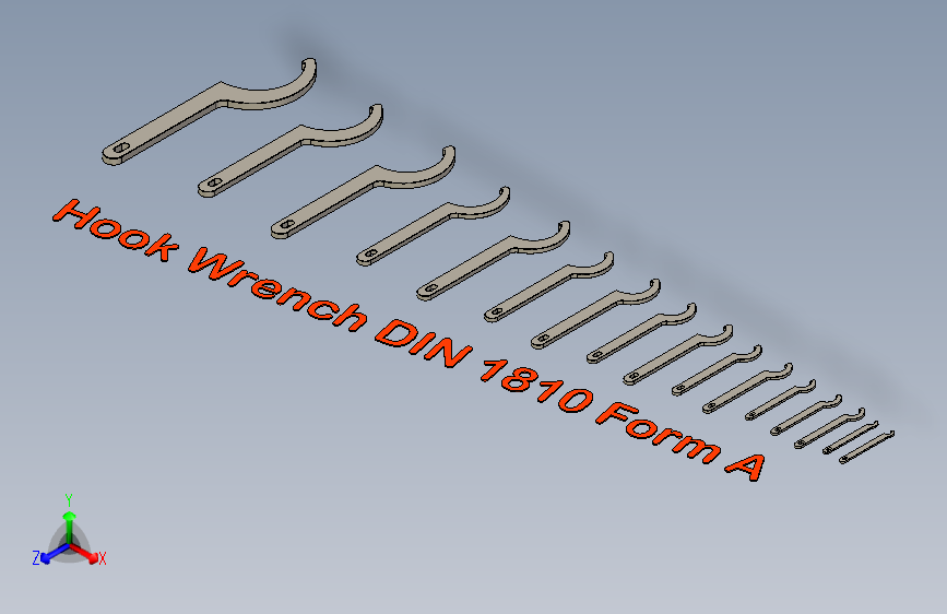 B3001263-多套钩形扳手 DIN 1810