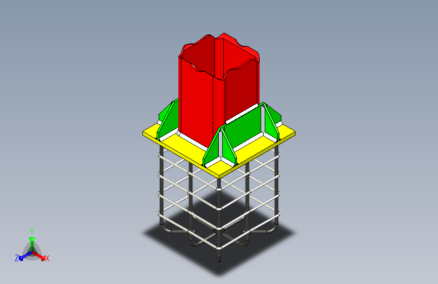 B3001285-金属柱底座