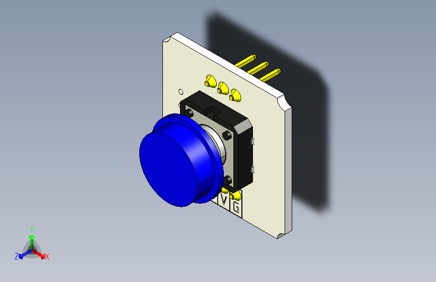 B3001289-三联体按钮