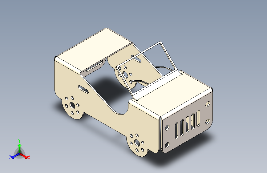 B3001308-吉普车车身板金