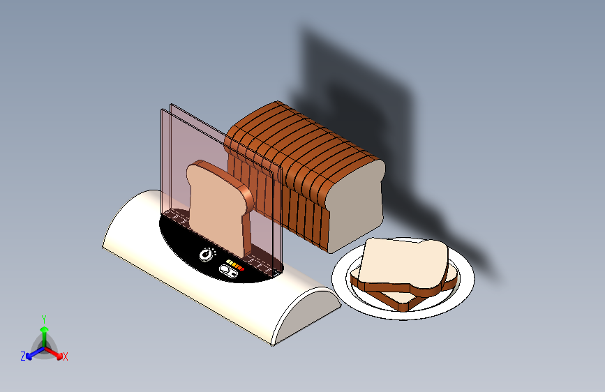 B3001313-透视烤面包机