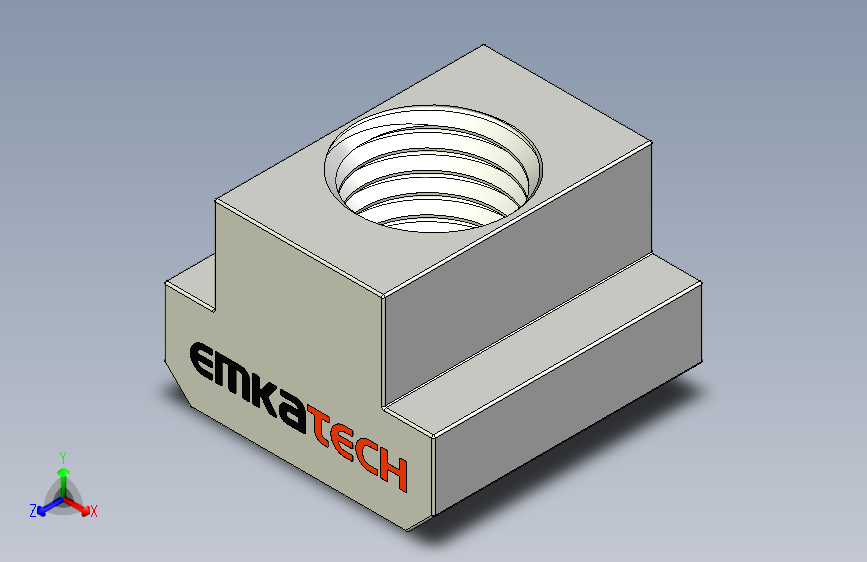 B3001333-螺母 DIN 508 用于 T 型槽 DIN 650  ISO 299