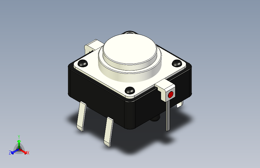 B3001387-LS12x12 LED 临时按下按钮