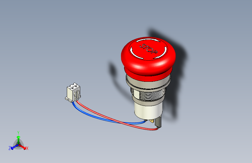 B3001463-急停按钮 19毫米