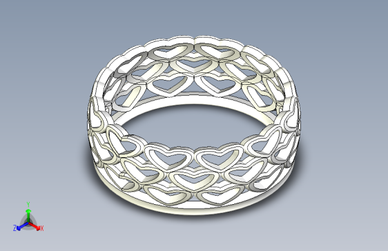 B3001475-心形金戒指