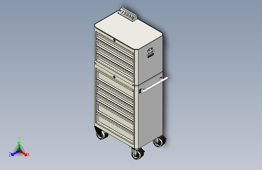 B3001480-10抽屉组合塔工具柜