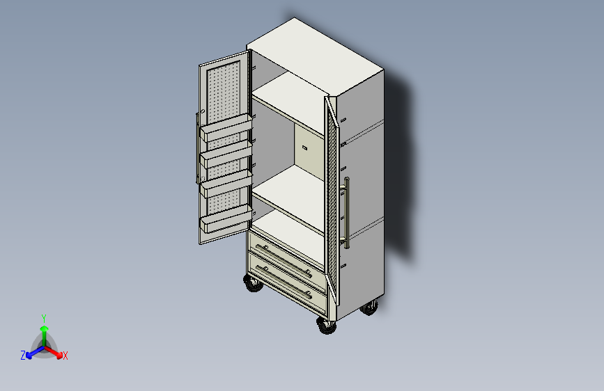 B3001509-带抽屉储物的储物柜