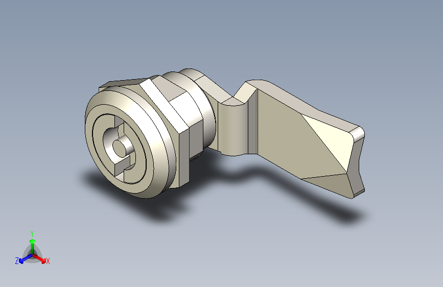 B3001511-RS PRO 压铸柜锁，26mm 面板到舌