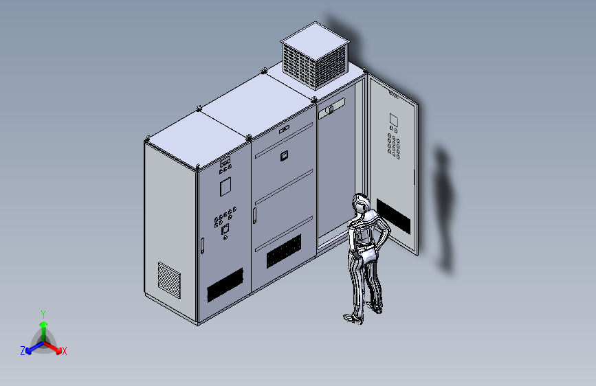 B3001506-电气面板柜