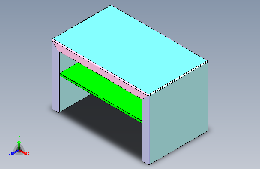 B3001512-带玻璃的柜子