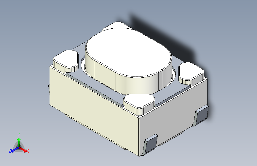 B3001575-按钮开关 3x4x2.5mm 4引脚 四脚小按键