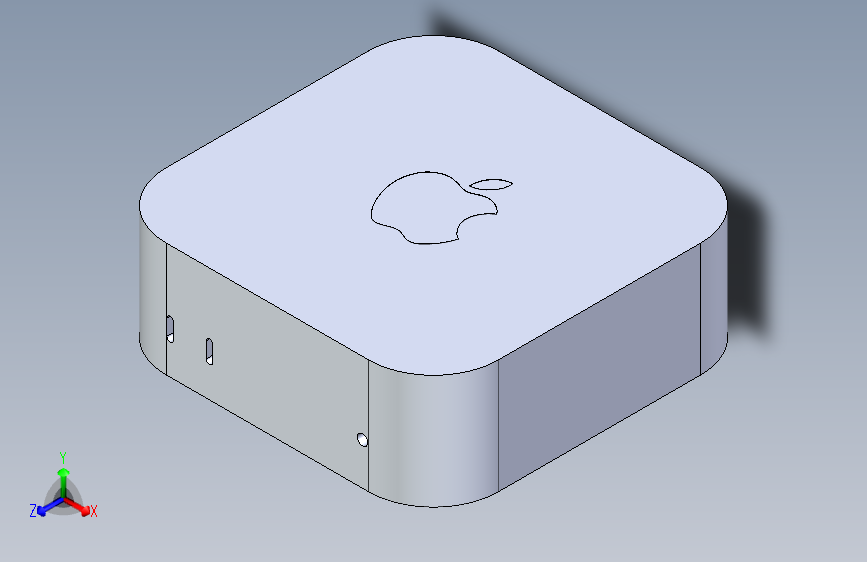 B3001587-3D打印的Mac mini M4外部电源按钮