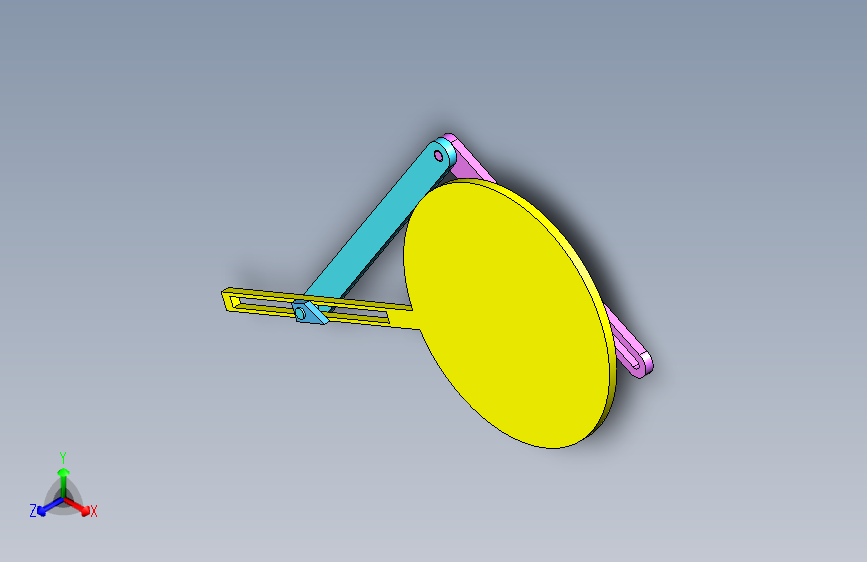 B3001590-曲柄和槽杆快速返回机构
