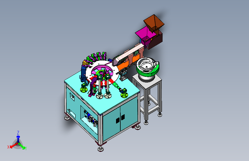 钛钉自动上下料检测机 sw24