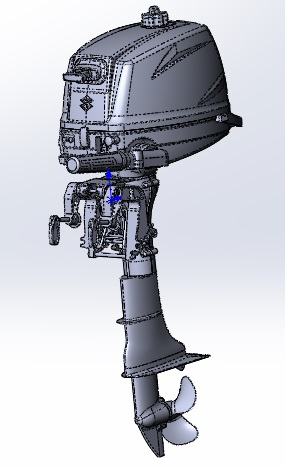 船舶舷外机模型 561620